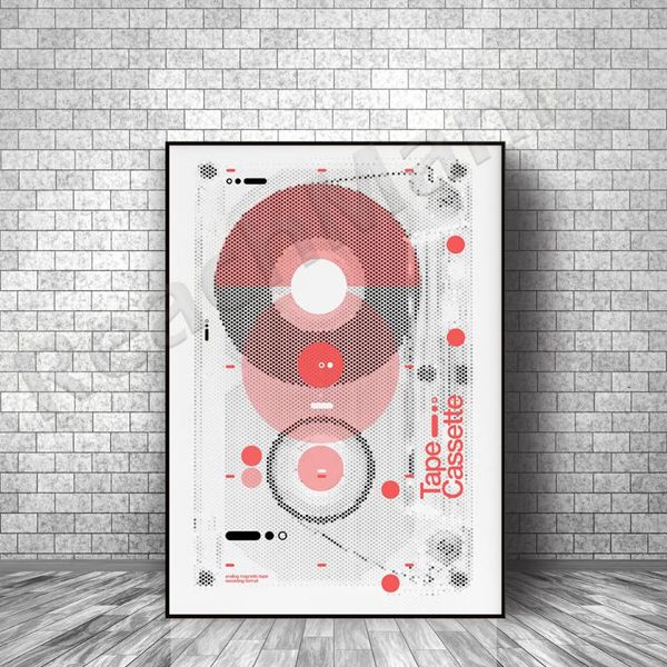 paintings tape cassette art printing, graphic geometric abstract halftone k7 decorative canvas wall poster
paintings tape cassette art printing, graphic geometric abstract halftone k7 decorative canvas wall poster