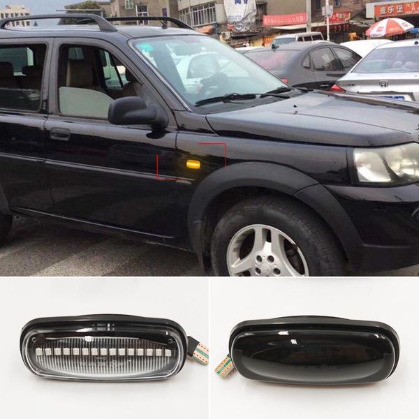 2pcs dynamic flowing water led side marker light for land rover discovery 2 1999-2004 defender ander 1 1997-2005
2pcs dynamic flowing water led side marker light for land rover discovery 2 1999-2004 defender ander 1 1997-2005