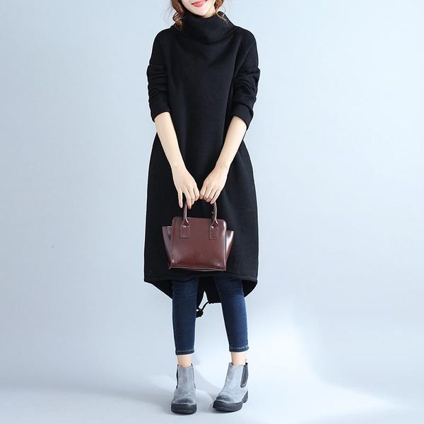 casual dresses 2021 the autumn women dress long sleeve loose solid party elegant korean ladies thicken plus size maxi clothes, Black;gray
casual dresses 2021 the autumn women dress long sleeve loose solid party elegant korean ladies thicken plus size maxi clothes, Black;gray