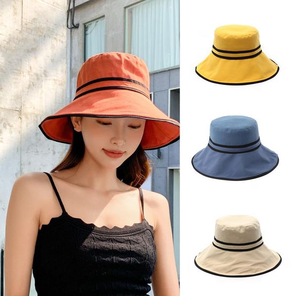 wide brim hats women's bucket hat summer sunscreen brimmed korean casual street fashion visors caps outdoor sport travel cap, Blue;gray
wide brim hats women's bucket hat summer sunscreen brimmed korean casual street fashion visors caps outdoor sport travel cap, Blue;gray