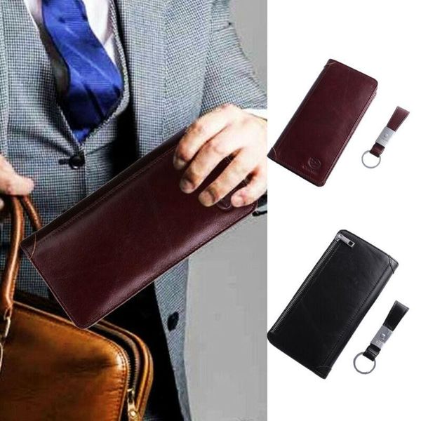 wallets high-end business genuine leather men's wallet long fashion solid purse id card holder clutch 2021, Red;black
wallets high-end business genuine leather men's wallet long fashion solid purse id card holder clutch 2021, Red;black