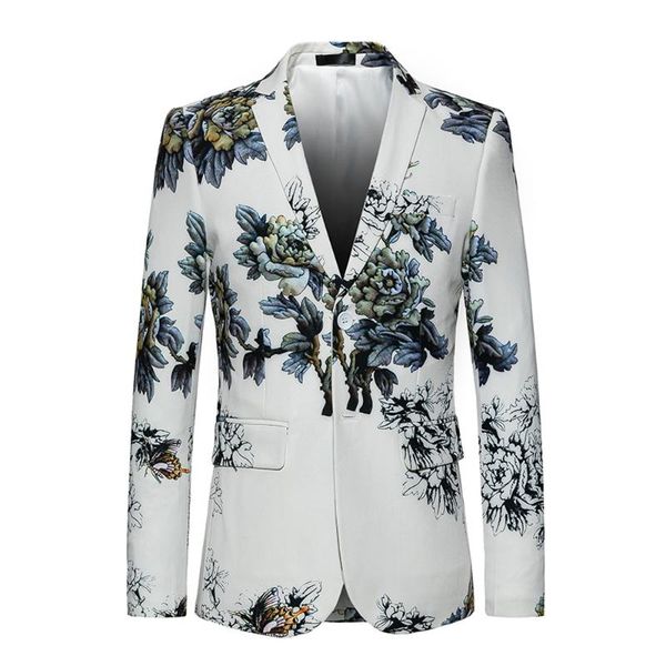 men's suits & blazers mens white dress blazer coat 2021 single-breasted business luxury fashion print flowers men suit jacket, White;black
men's suits & blazers mens white dress blazer coat 2021 single-breasted business luxury fashion print flowers men suit jacket, White;black