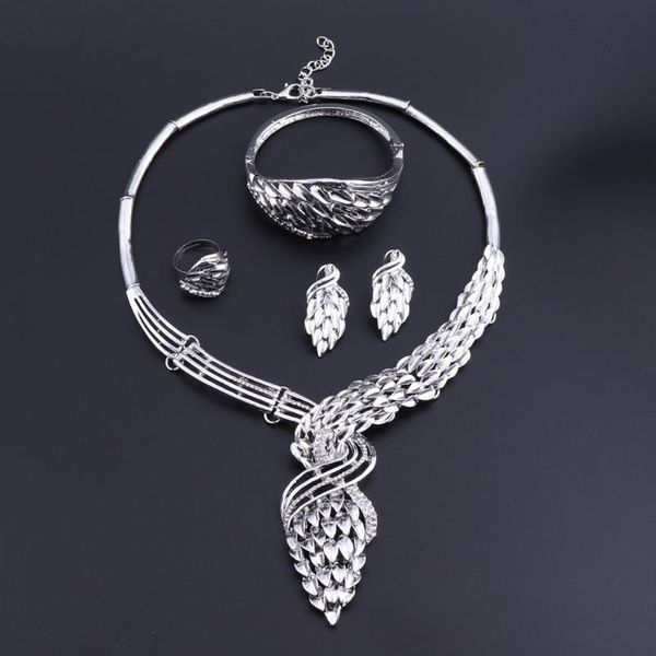 earrings & necklace oeoeos fashion costume jewelry sets women choker nigerian african beads set bridal gold color turkish jewellery, Silver
earrings & necklace oeoeos fashion costume jewelry sets women choker nigerian african beads set bridal gold color turkish jewellery, Silver
