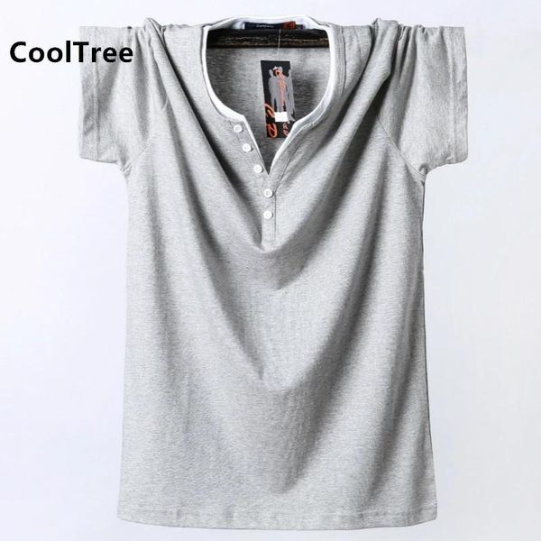 men's t-shirts cooltree men cotton summer breathable solid color buckle short sleeve t shirts male loose casual tees plus size m-8xl, White;black
men's t-shirts cooltree men cotton summer breathable solid color buckle short sleeve t shirts male loose casual tees plus size m-8xl, White;black