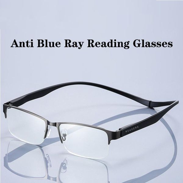 sunglasses fashion anti blue ray reading glasses men women gray alloy rectangular half rim frame tr90 flexible mirror legs, White;black
sunglasses fashion anti blue ray reading glasses men women gray alloy rectangular half rim frame tr90 flexible mirror legs, White;black