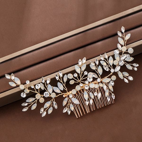 trendy gold rhinestone crystal wedding hair comb tiara bridal hair accessories women wedding hair jewelry headpiece handmadedio chan contact, White;golden
trendy gold rhinestone crystal wedding hair comb tiara bridal hair accessories women wedding hair jewelry headpiece handmadedio chan contact, White;golden