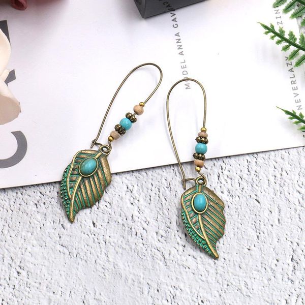 fashion ethnic bohemian inlaid color stone leaf alloy pendant earrings dangle & chandelier, Silver
fashion ethnic bohemian inlaid color stone leaf alloy pendant earrings dangle & chandelier, Silver