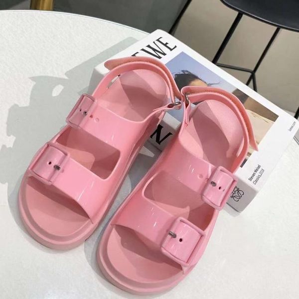 sandals pvc women double buckles decor thick bottom shoes summer beach slides designer shoe, Black
sandals pvc women double buckles decor thick bottom shoes summer beach slides designer shoe, Black