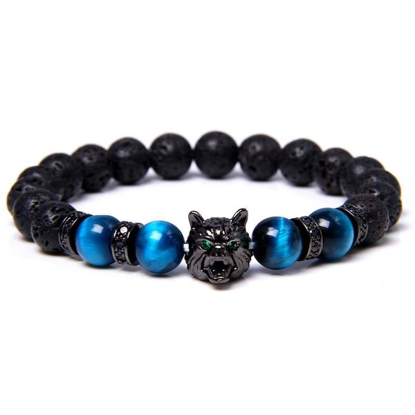 beaded, strands natural royal blue tiger eye stone beads bracelet black wolf head charm men energy courage jewelry gifts
beaded, strands natural royal blue tiger eye stone beads bracelet black wolf head charm men energy courage jewelry gifts