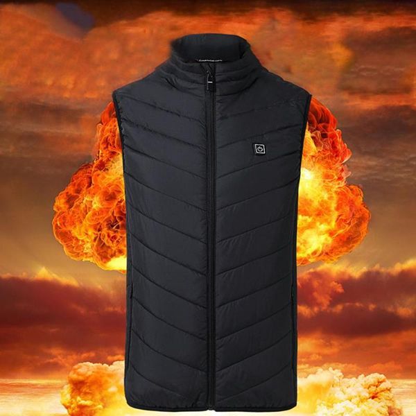 men's vests men winter usb safe intelligent constant temperature vest thermal waistcoat, Black;white
men's vests men winter usb safe intelligent constant temperature vest thermal waistcoat, Black;white
