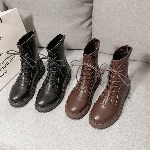boots fall/winter 2021 big head women's tide flat lace-up students korean short thick bottom ti, Black
boots fall/winter 2021 big head women's tide flat lace-up students korean short thick bottom ti, Black