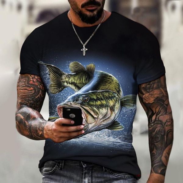 men's t-shirts round neck fish print shirt casual fun 3d printing sports t-shirt summer natural scenery oversized clothing, White;black
men's t-shirts round neck fish print shirt casual fun 3d printing sports t-shirt summer natural scenery oversized clothing, White;black