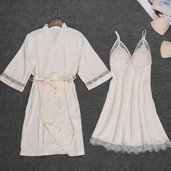 sleepwear women pajamas sets 2 pcs faux silk robe gown set ladies lace summer spring sling night homewear npmp 8wnv, Black;red
sleepwear women pajamas sets 2 pcs faux silk robe gown set ladies lace summer spring sling night homewear npmp 8wnv, Black;red