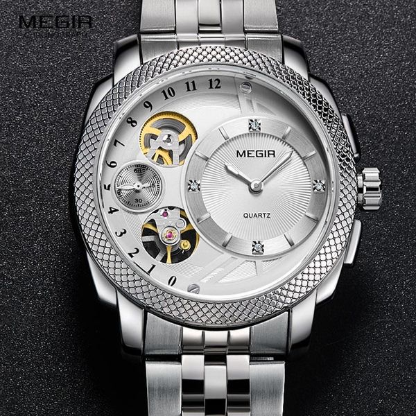 wristwatches megir men's steel quartz wrist watches fashion waterproof clock relojes decorative mechanical relogios man 2091g-7, Slivery;brown
wristwatches megir men's steel quartz wrist watches fashion waterproof clock relojes decorative mechanical relogios man 2091g-7, Slivery;brown