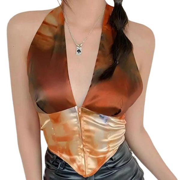 women's tanks & camis ladies summer halter bandage cardigan women backless fashion gradient color zipper exposed navel tank dating, White
women's tanks & camis ladies summer halter bandage cardigan women backless fashion gradient color zipper exposed navel tank dating, White