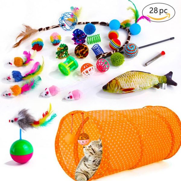 28pics pet cat channel teasing stick mouse tunnel toys funny kitten puzzle exercising training collapsible tubes
28pics pet cat channel teasing stick mouse tunnel toys funny kitten puzzle exercising training collapsible tubes