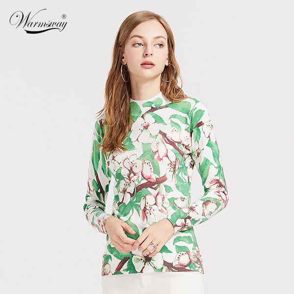 green floral print spring women highneck long sleeve pullover sweater slim stretchy tee casual clothes b-059-1 210522, White;black
green floral print spring women highneck long sleeve pullover sweater slim stretchy tee casual clothes b-059-1 210522, White;black