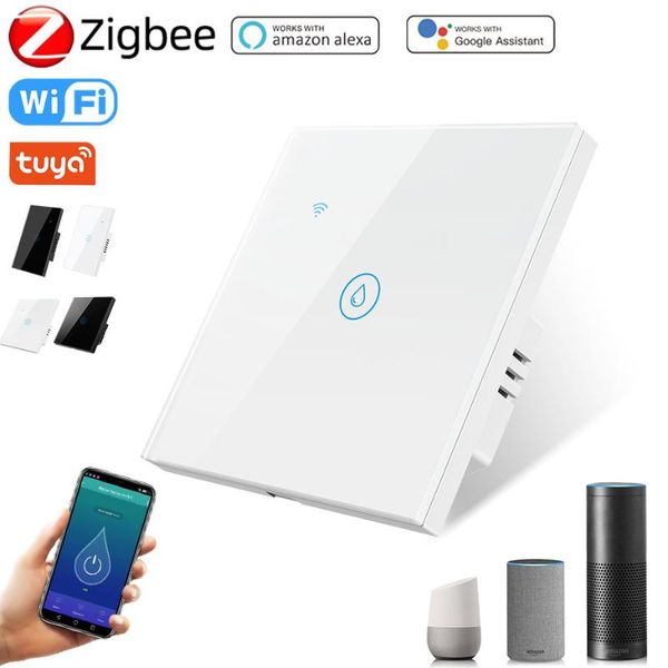 smart home control 20a tuya wifi touch water heater switch eu/us wall switches glass panel remote compatible alexa google
smart home control 20a tuya wifi touch water heater switch eu/us wall switches glass panel remote compatible alexa google