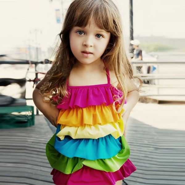 children's swimwear baby girl color cake pleated swimsuit kids bathing suit 2pic set summer clothing beach clothes one-pieces, Black
children's swimwear baby girl color cake pleated swimsuit kids bathing suit 2pic set summer clothing beach clothes one-pieces, Black