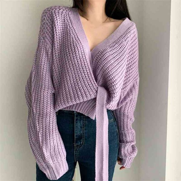 women knit sweater spring autumn v-neck office lady solid lace up open stitch loose korean chic wild cardigans 210531, White
women knit sweater spring autumn v-neck office lady solid lace up open stitch loose korean chic wild cardigans 210531, White