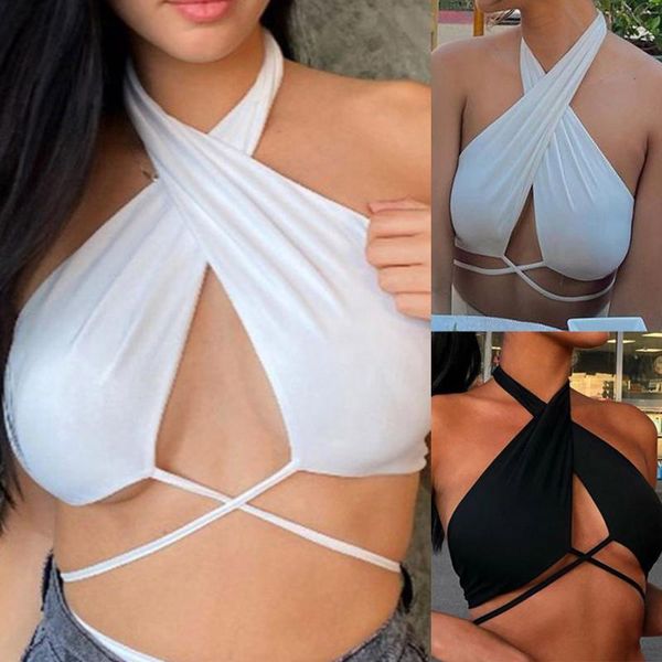 women's tanks & camis fashion women sleeveless vest ladies solid bandage slim short tank, White
women's tanks & camis fashion women sleeveless vest ladies solid bandage slim short tank, White