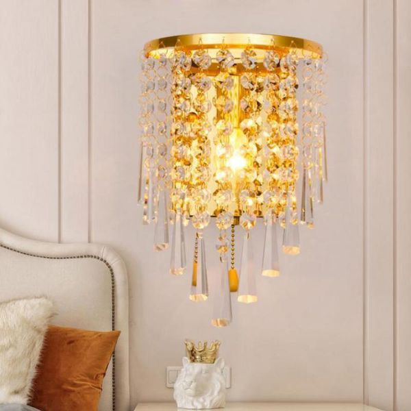 wall lamp led light simple modern crystal bedroom bedside background sconce indoor lighting wholesale
wall lamp led light simple modern crystal bedroom bedside background sconce indoor lighting wholesale
