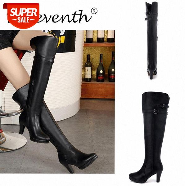 zi ling women's boots, high-heeled thick-soled round toe european and american martin side zipper large size over the knee boots #ye0b, Black
zi ling women's boots, high-heeled thick-soled round toe european and american martin side zipper large size over the knee boots #ye0b, Black