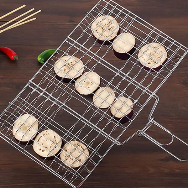tools & accessories bbq stainless steel grill mesh detachable folding square grilled vegetable fish chicken net clip for outdoor picnic
tools & accessories bbq stainless steel grill mesh detachable folding square grilled vegetable fish chicken net clip for outdoor picnic