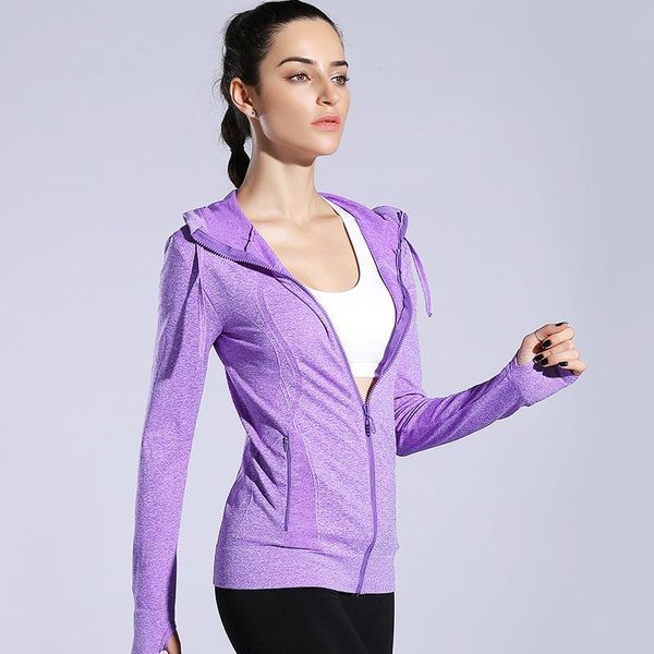 women sport jackets spring zipper yoga coat long sleeve fitness running hoodies thumb hole motion jacket gym workout hooded outfit
women sport jackets spring zipper yoga coat long sleeve fitness running hoodies thumb hole motion jacket gym workout hooded outfit