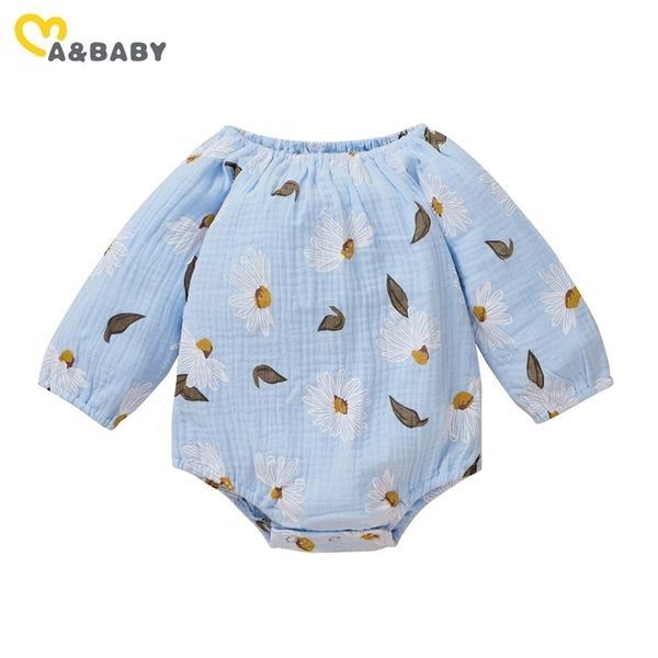 0-24m spring autumn flower born infant baby girls romper soft long sleeve jumpsuit sunsuit cute clothing 210515, Blue
0-24m spring autumn flower born infant baby girls romper soft long sleeve jumpsuit sunsuit cute clothing 210515, Blue