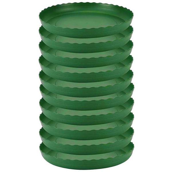 plant saucer 10pc large - plastic drip tray for indoor outdoor plants round green 10inch flower planters & pots
plant saucer 10pc large - plastic drip tray for indoor outdoor plants round green 10inch flower planters & pots