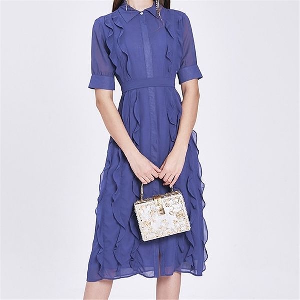 summer runway women vintage ruffles chiffon dress femme short sleeve elegant party holiday maxi vestidos 210603, Black;gray
summer runway women vintage ruffles chiffon dress femme short sleeve elegant party holiday maxi vestidos 210603, Black;gray