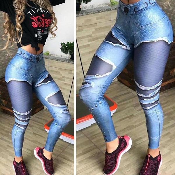high waist women yoga leggings imitate ripped denim buttocks digital printing fitness pants workout tights slender deportivo outfit
high waist women yoga leggings imitate ripped denim buttocks digital printing fitness pants workout tights slender deportivo outfit