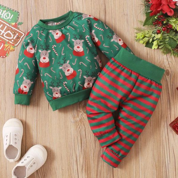 clothing sets autumn baby boys girls clothes christmas print long sleeve pullover +striped pants outfits infant 3-18m#fs, White
clothing sets autumn baby boys girls clothes christmas print long sleeve pullover +striped pants outfits infant 3-18m#fs, White