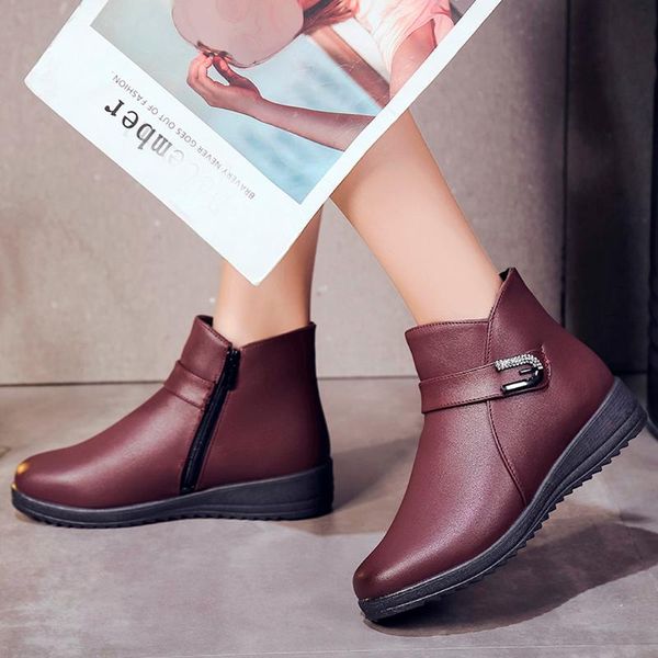 boots 2021 large size women winter wedges shoes warm plush ladies western side zipper for, Black
boots 2021 large size women winter wedges shoes warm plush ladies western side zipper for, Black