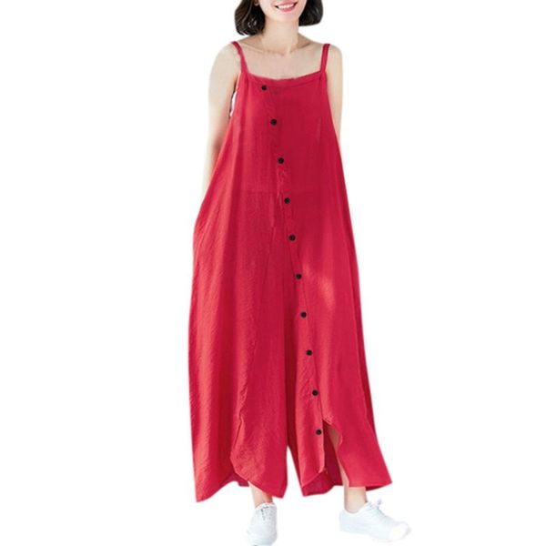 women's jumpsuits & rompers 2021 summer women casual loose linen cotton jumpsuit sleeveless backless playsuit trousers overalls long, Black;white
women's jumpsuits & rompers 2021 summer women casual loose linen cotton jumpsuit sleeveless backless playsuit trousers overalls long, Black;white