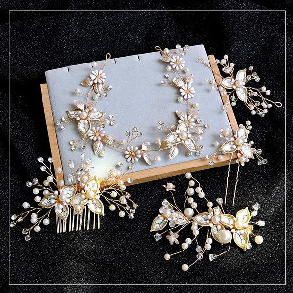 hair clips & barrettes bride wedding gorgeous crystal pearl flower headbands clip comb set braided headpiece ornament women girls, Golden;silver
hair clips & barrettes bride wedding gorgeous crystal pearl flower headbands clip comb set braided headpiece ornament women girls, Golden;silver