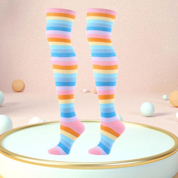 socks & hosiery wear resistant costume accessories rainbow striped knee high for outdoor, Black;white
socks & hosiery wear resistant costume accessories rainbow striped knee high for outdoor, Black;white