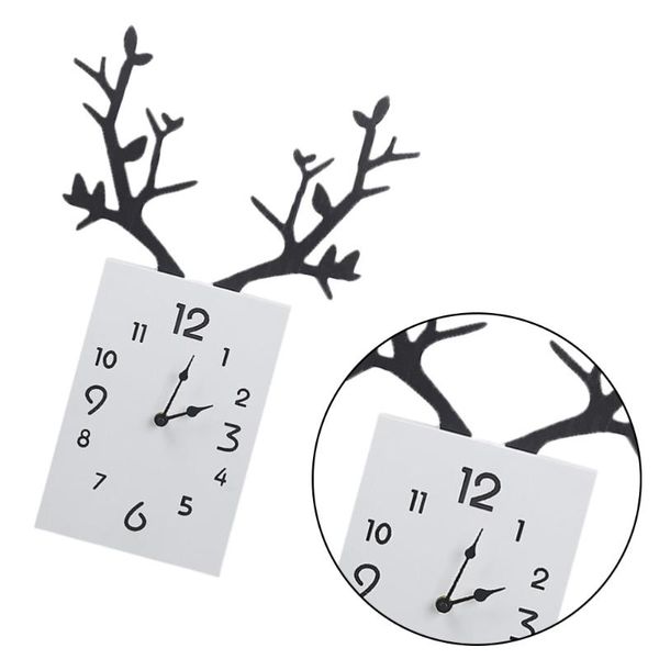 simple wooden deer shaped hanging clock creative decorative for children room bedroom living kindergarten(w wall clocks
simple wooden deer shaped hanging clock creative decorative for children room bedroom living kindergarten(w wall clocks