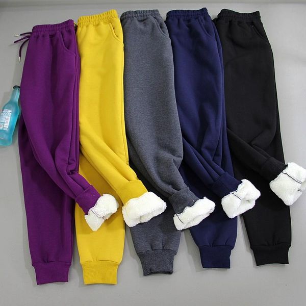 running pants winter women sweatpants thickness fleee warm sport pant female jogger fitness casual athletic trouser activewear, Black;blue
running pants winter women sweatpants thickness fleee warm sport pant female jogger fitness casual athletic trouser activewear, Black;blue