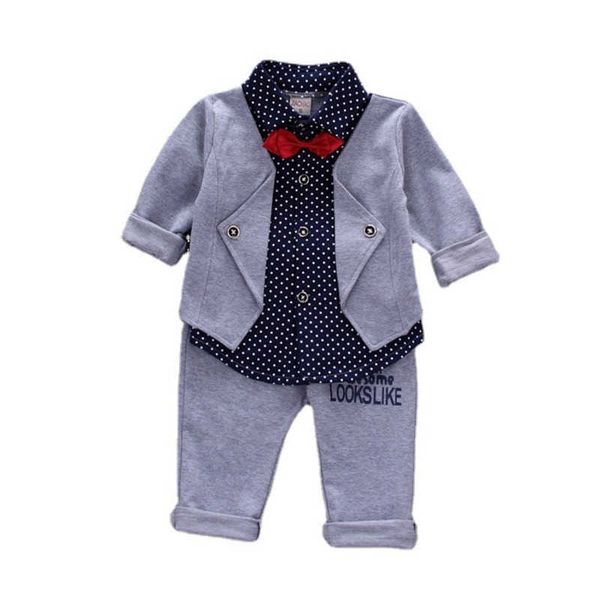 spring autumn children boys girls clothing suit kids fashion clothes baby gentleman t-shirts pants 2pcs sets toddler tracksuit x0902, White
spring autumn children boys girls clothing suit kids fashion clothes baby gentleman t-shirts pants 2pcs sets toddler tracksuit x0902, White