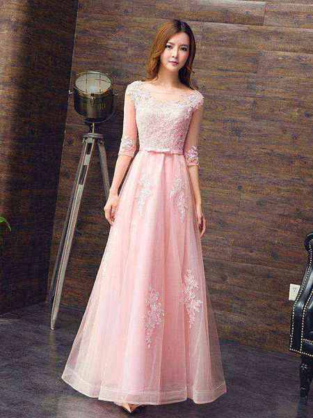 luxury prom dresses host female long temperament pink bridmaid 2021 poetry reading chorus performance, Black
luxury prom dresses host female long temperament pink bridmaid 2021 poetry reading chorus performance, Black