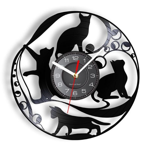 wall clocks lovely cat silhouette clock made of retro lp record kitten & beans animal watch with led illumination home decor
wall clocks lovely cat silhouette clock made of retro lp record kitten & beans animal watch with led illumination home decor