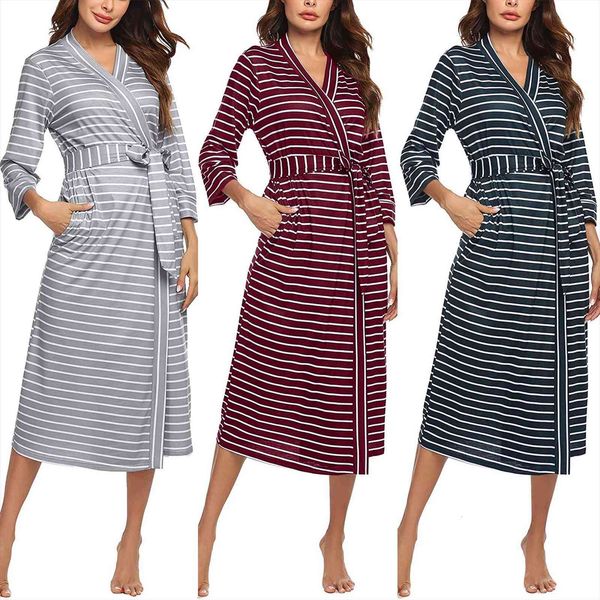 pajamas fashion sleeves v neck women sleepwear striped belt bathrobe soft summer calf, Black;red
pajamas fashion sleeves v neck women sleepwear striped belt bathrobe soft summer calf, Black;red