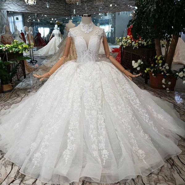 amazing new dubai full lace ball gown wedding dresses arabic sleeveless v neck steven khalil formal wedding gowns, White
amazing new dubai full lace ball gown wedding dresses arabic sleeveless v neck steven khalil formal wedding gowns, White