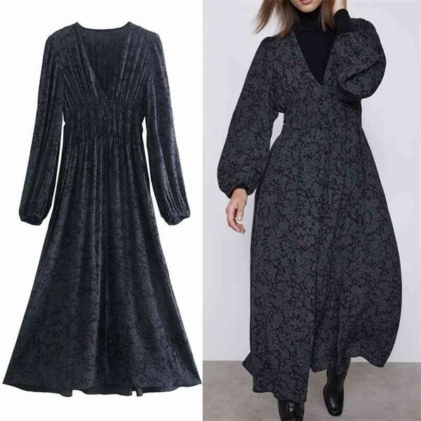 retro print midi dress women v neck long puff sleeve elastic pleated office dresses woman front button elegant vestidos 210524, Black;gray
retro print midi dress women v neck long puff sleeve elastic pleated office dresses woman front button elegant vestidos 210524, Black;gray
