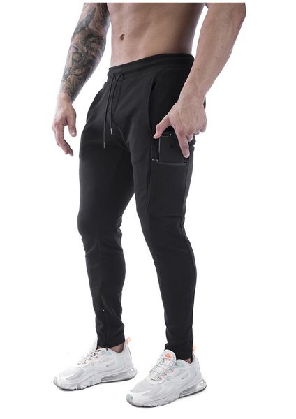 men's fitness pants fashion pure cotton sports gym bodybuilding waist bag design jogging, Black
men's fitness pants fashion pure cotton sports gym bodybuilding waist bag design jogging, Black