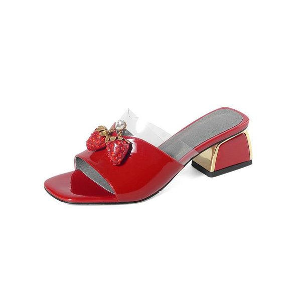 slippers summer genuine leather women mules est open toe thick heels pumps classic design working basic shoes woman, Black
slippers summer genuine leather women mules est open toe thick heels pumps classic design working basic shoes woman, Black