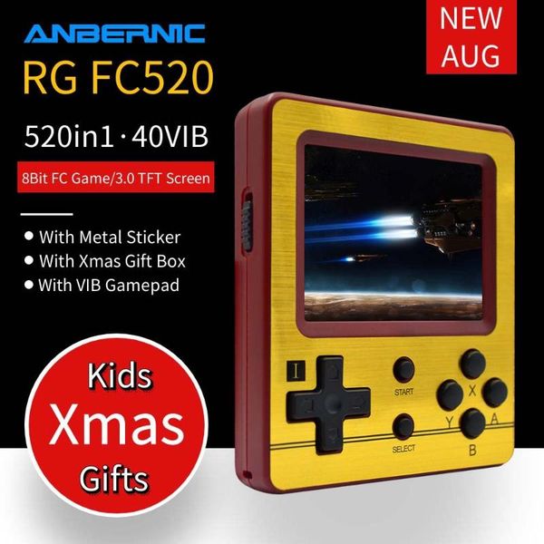fc520 retro game console 8 bit fc vib mini video portable handheld player boy kids xmas gift players
fc520 retro game console 8 bit fc vib mini video portable handheld player boy kids xmas gift players