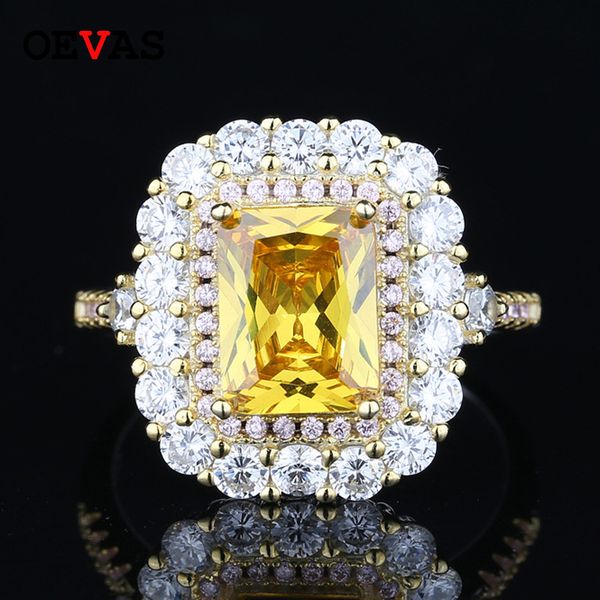 oevas 100% 925 sterling silver sparkling wedding rings for women party high carbon diamond fine jewelry gift, Slivery;golden
oevas 100% 925 sterling silver sparkling wedding rings for women party high carbon diamond fine jewelry gift, Slivery;golden